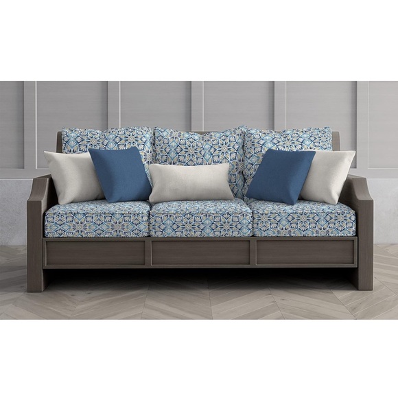 HP! 🎉💕 NWOT Honeycomb Ivory Indoor Outdoor Pillows, Set of 2 - Picture 2 of 5